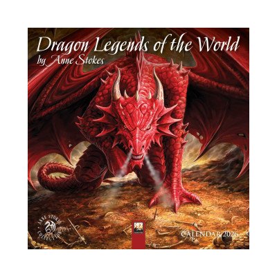 Anne Stokes Dragon Legends of the World Mini Wall Art 2026 – Zboží Dáma