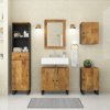Koupelnový nábytek vidaXL 5dílná koupelnová sestava masivní mangovníkové dřevo