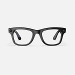 Ray Ban Meta Wayfarer 2. gen Matte Black/Clear with Blue-violet light filter – Zboží Dáma