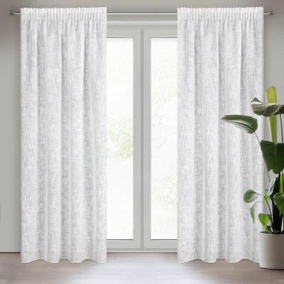 Takoy Závěs LIREN v eko stylu s ozdobnou vazbou 140 x 270 cm-HF-402429 | 140 x 270 cm – Hledejceny.cz