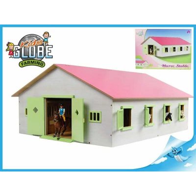 Kids Globe 610189 Horses stáj pro koněrůžová velká 725 x 38 x 60 cm 1:24 – Zboží Dáma