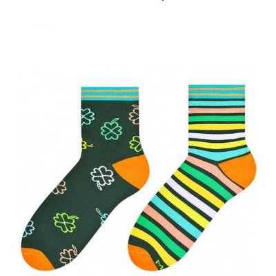 More dámské nepárové ponožky 078 sv.zelená