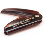 Captain Fawcett skládací hřeben na knír 11,5 cm – Zboží Dáma
