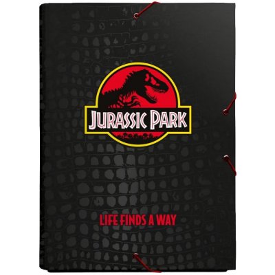 CurePink s klopami Jurassic Park Jurský park Life Finds A Way 26 x 34 x 2 cm CSG0104 – Zboží Mobilmania