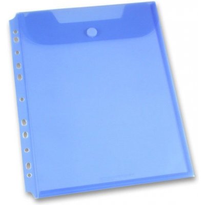 Spisovka závěsná FolderMate Clear A4, horní chlopeň, modrá, A4 – Zbozi.Blesk.cz