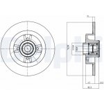 Brzdový kotouč DELPHI BG9030RS – Hledejceny.cz