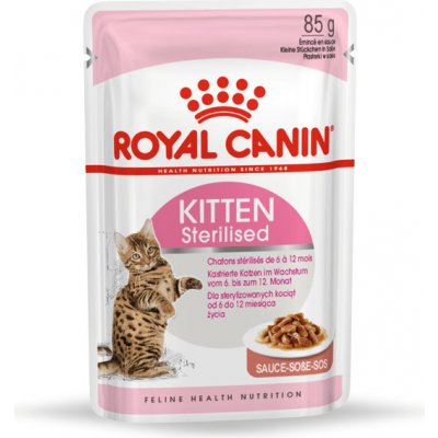 Royal Canin Kitten Sterilised Gravy 85 g – Zboží Mobilmania