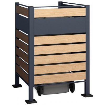 CoverTech Kryt pro 120 l nebo 240 l odpadkový koš Breda – Zboží Dáma