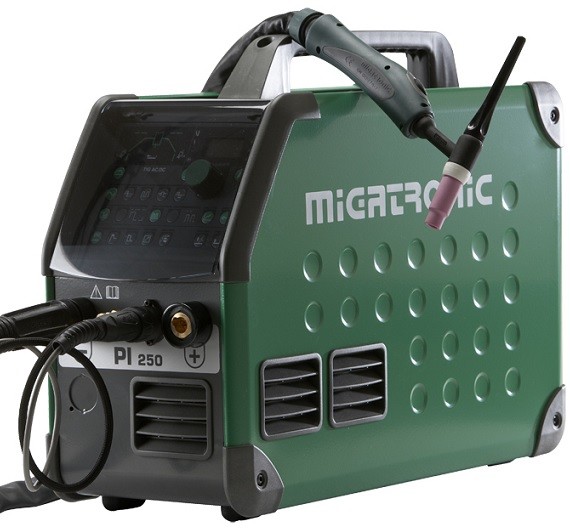 Migatronic PI 250 AC/DC hořák TIG 221/4m TIG/MMA