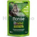 MONGE Cat BWild Grain Free Adult Large Breed buvol 85 g – Zboží Mobilmania