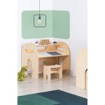 ADEKO Dětský stůl s židličkou KOSMOS natur – Zboží Mobilmania
