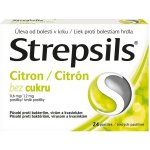 STREPSILS CITRON BEZ CUKRU ORM 0,6MG/1,2MG PAS 24 – Zboží Mobilmania