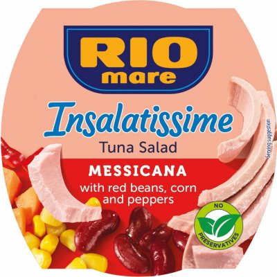 Rio Mare Insalatissime salát tuňákový Messicana hotové jídlo 160 g – Zboží Dáma