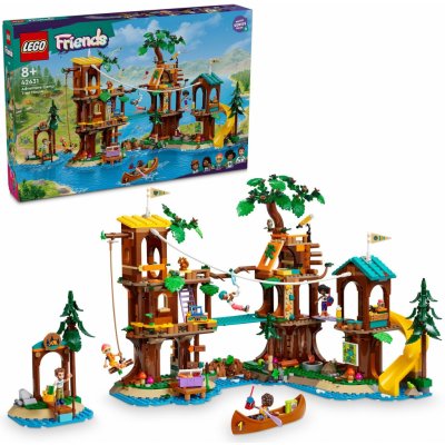 LEGO® Friends 42631 Dobrodružný tábor – dům na stromě – Zboží Mobilmania