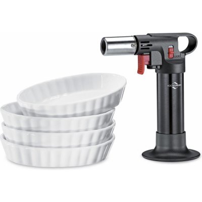 Küchenprofi Eco flambovací pistole + 4 ks porcelánové misky – Zboží Dáma