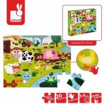 Janod Zvířátka na farmě 20 dílků – Hledejceny.cz