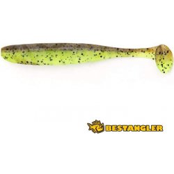 Keitech Easy Shiner 4" Green Pumpkin / Chartreuse