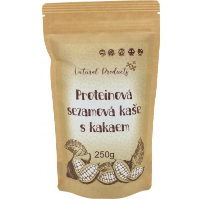 Natural Products RAW Proteinová sezamová kaše 250 g, – Hledejceny.cz
