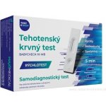 Test4Body Těhotenský krevní test samodiagnostický rychlotest z krve – Hledejceny.cz