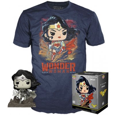 Funko DC Jim Lee POP box! POP a tričko Wonder Woman exclusive modrá