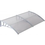 ALDOTRADE dveřní vchodová stříška Standart 100x200 cm čirá – Hledejceny.cz