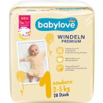 Babylove Premium extra měkké 1 Newborn 2-5 kg 28 ks – Sleviste.cz