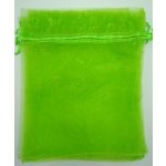 Dárkový sáček organza 7,5x10cm zelený – Zboží Dáma