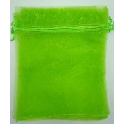 Dárkový sáček organza 7,5x10cm zelený – Zboží Dáma