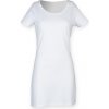 Dámské šaty SF Skinnifit dámské letní tričkové šaty bílá
