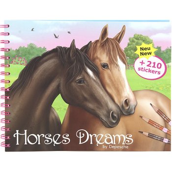 Omalovánky Horses Dreams 210 samolepek
