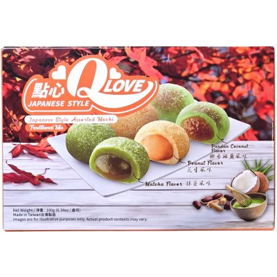 QLove Traditional Mix Assorted Mochi 180 g – Hledejceny.cz