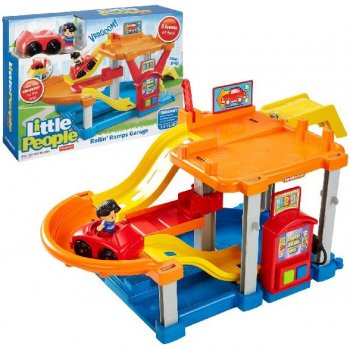 Fisher-Price Little People zvuková garáž s výtahem