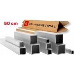 Hliníkový profil 5 cm x 5 cm délka 50 cm tloušťka 2 mm – Hledejceny.cz