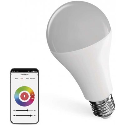 Emos Chytrá LED žárovka GoSmart A65 E27 14 W 94 W 1 400 lm RGB stmívatelná Zigbee – Sleviste.cz