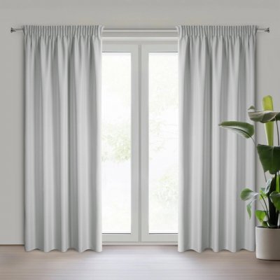 EUROFIRANY ZÁVĚS NA PÁSCE RITA 140X270 CM ŠEDÁ – Hledejceny.cz