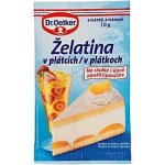 Dr. Oetker Želatina v plátcích 6 ks 10 g – Hledejceny.cz
