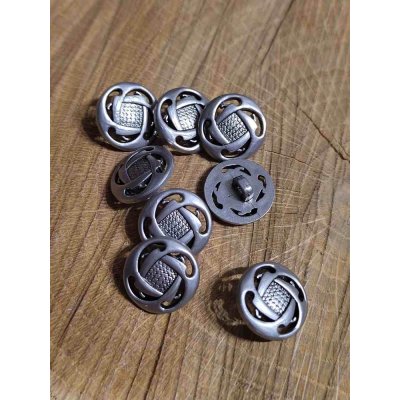 Knoflík s krčkem kovový vzhled – Zboží Dáma