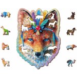 WOODEN CITY Dřevěné Mystická liška EKO 150 dílků – Zboží Dáma