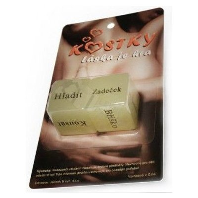 Gadgets Kostky svítící 2 ks 1,5 x 1,5 x 1,5 cm 74 D – Zboží Dáma