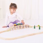 Bigjigs Rail Dlouhý železniční most – Zboží Dáma
