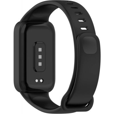 ESES - Silikonový řemínek s rámečkem pro Xiaomi Smart Band 9 Active - Černý 1530007951 – Zboží Živě