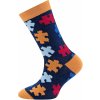 Ewers Socken GOTS Puzzle navy