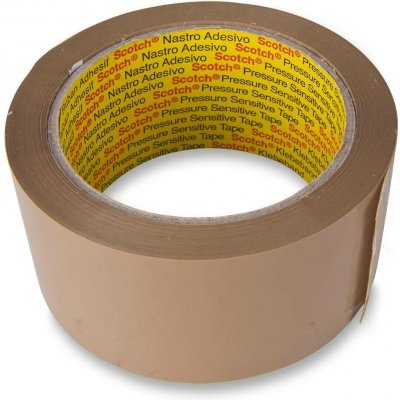 3M Scotch univerzální balicí páska - 50 mm x 66 m, hnědá – Zboží Živě