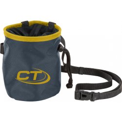 Climbing Technology Cylinder Chalk Bag anthracite/mustard yellow