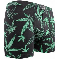 Pánské boxerky Cannabis černé