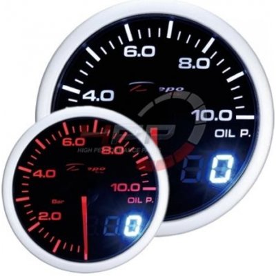 Přídavný budík Depo Racing Dual View - tlak oleje – Zboží Mobilmania