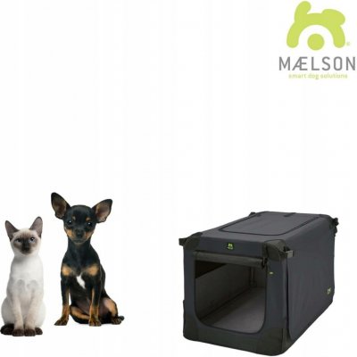 MaelsonPřepravka pro psa černá S 33 x 52 cm 33 cm – Hledejceny.cz