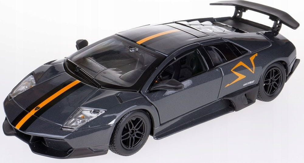 Bburago Lamborghini Murciélago LP 670 4 SV China LE metalíza šedá 1:24