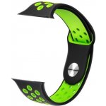 IMMAX řemínek pro chytré hodinky SW10/ SW13/ SW13 PRO/ Apple watch/ černo-zelený – Hledejceny.cz