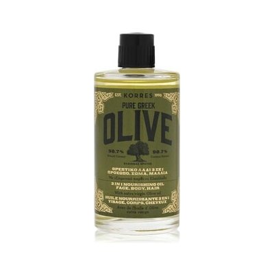 KORRES Pure Greek Olive vyživující tělový olej 3v1 Tělový olej Unisex 100 – Sleviste.cz